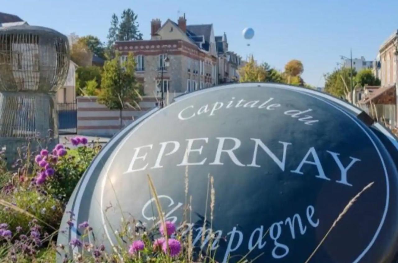 Champagne thérapie: appartement cosy chic, Épernay Exterior foto